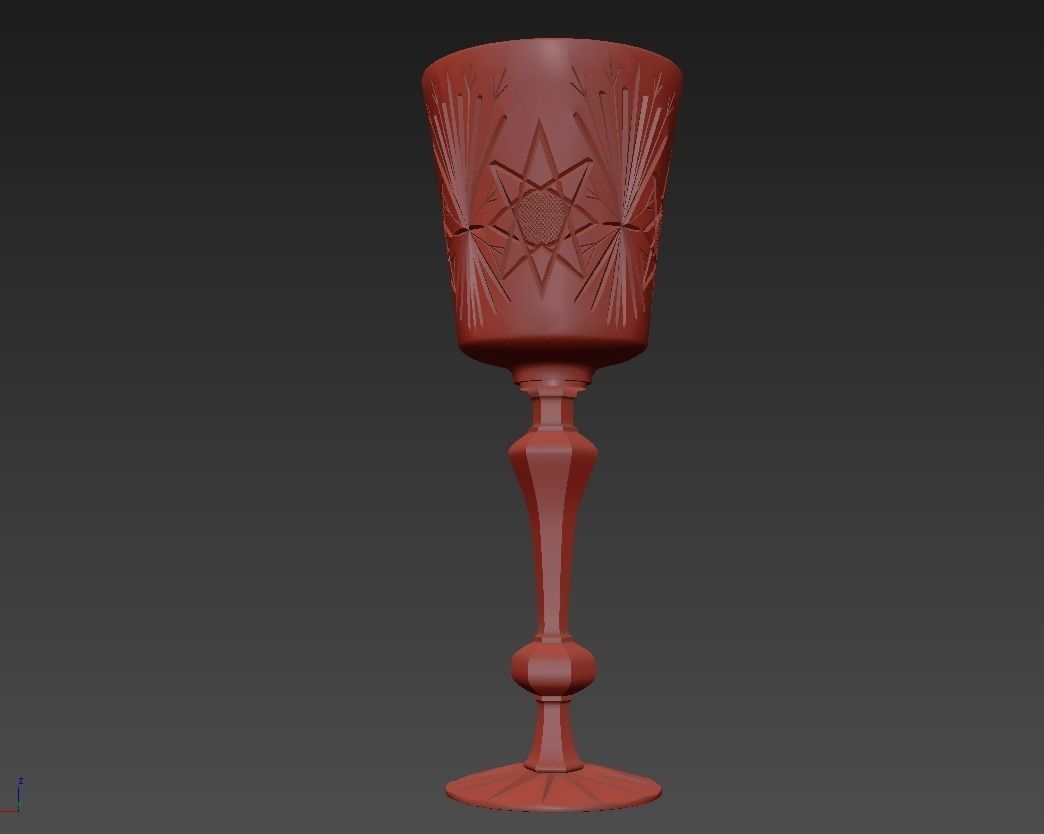 Crystal Glass 3D model_5