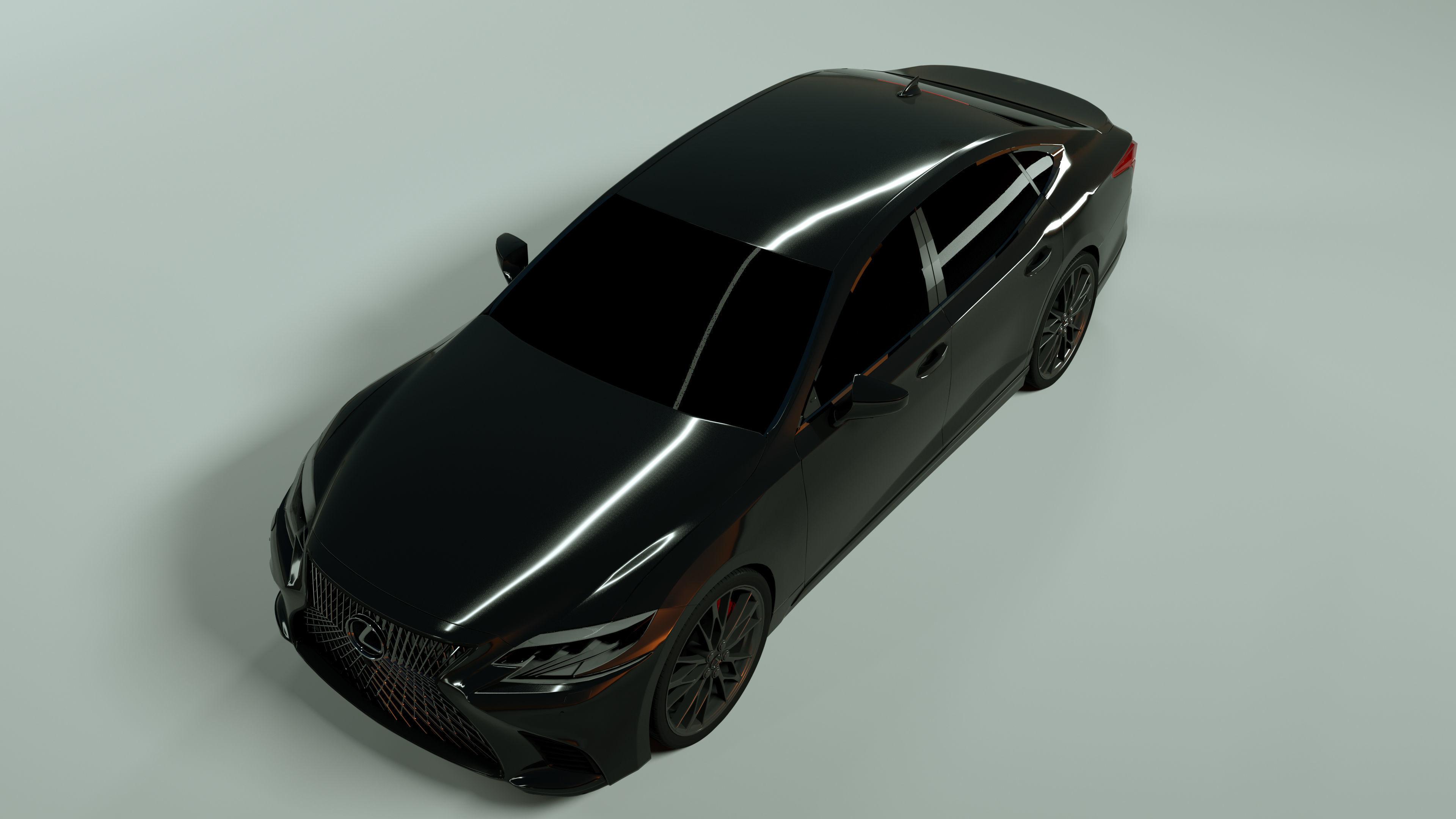 Lexus LS 500 2018 3D model_0