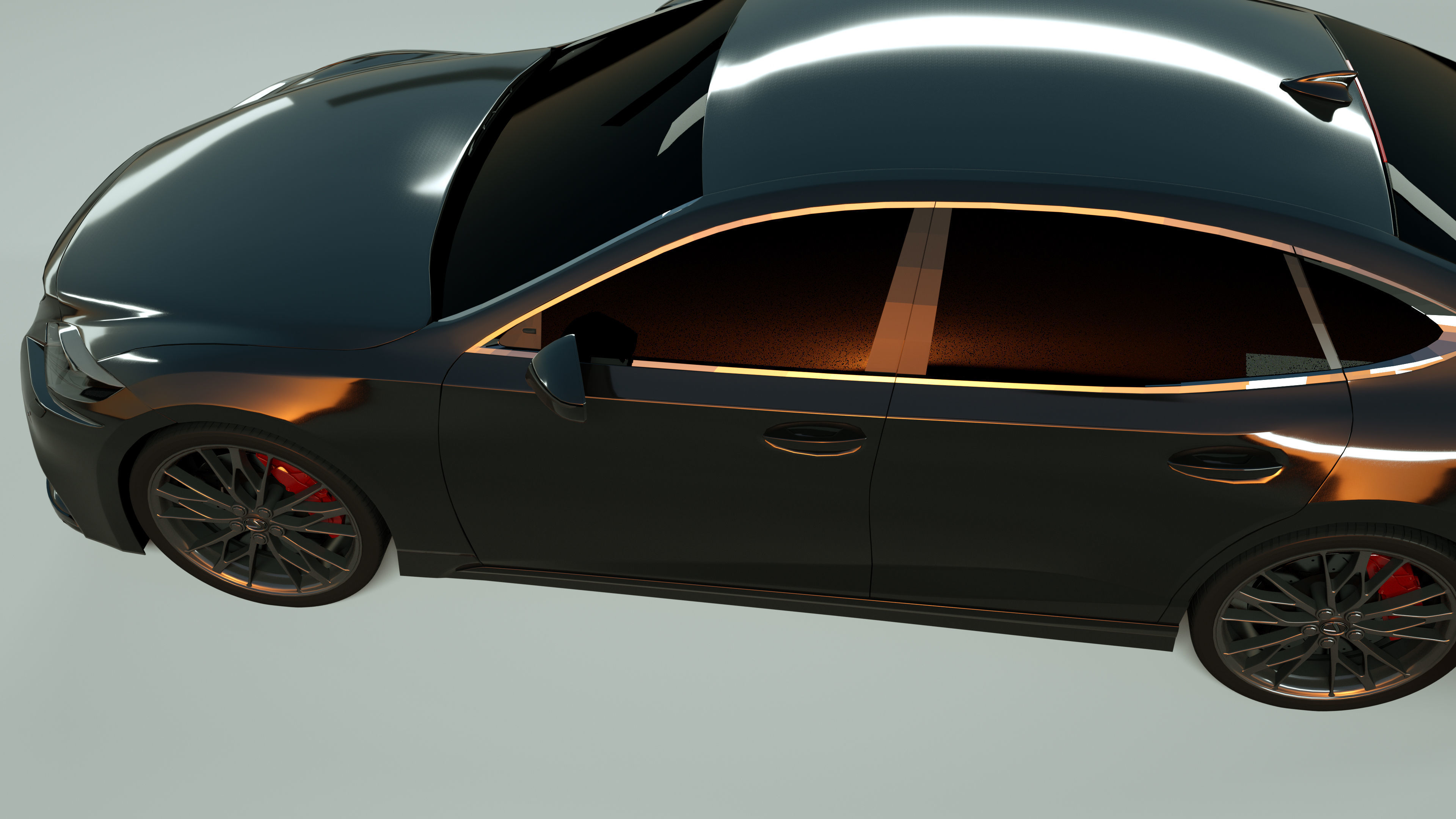 Lexus LS 500 2018 3D model_8