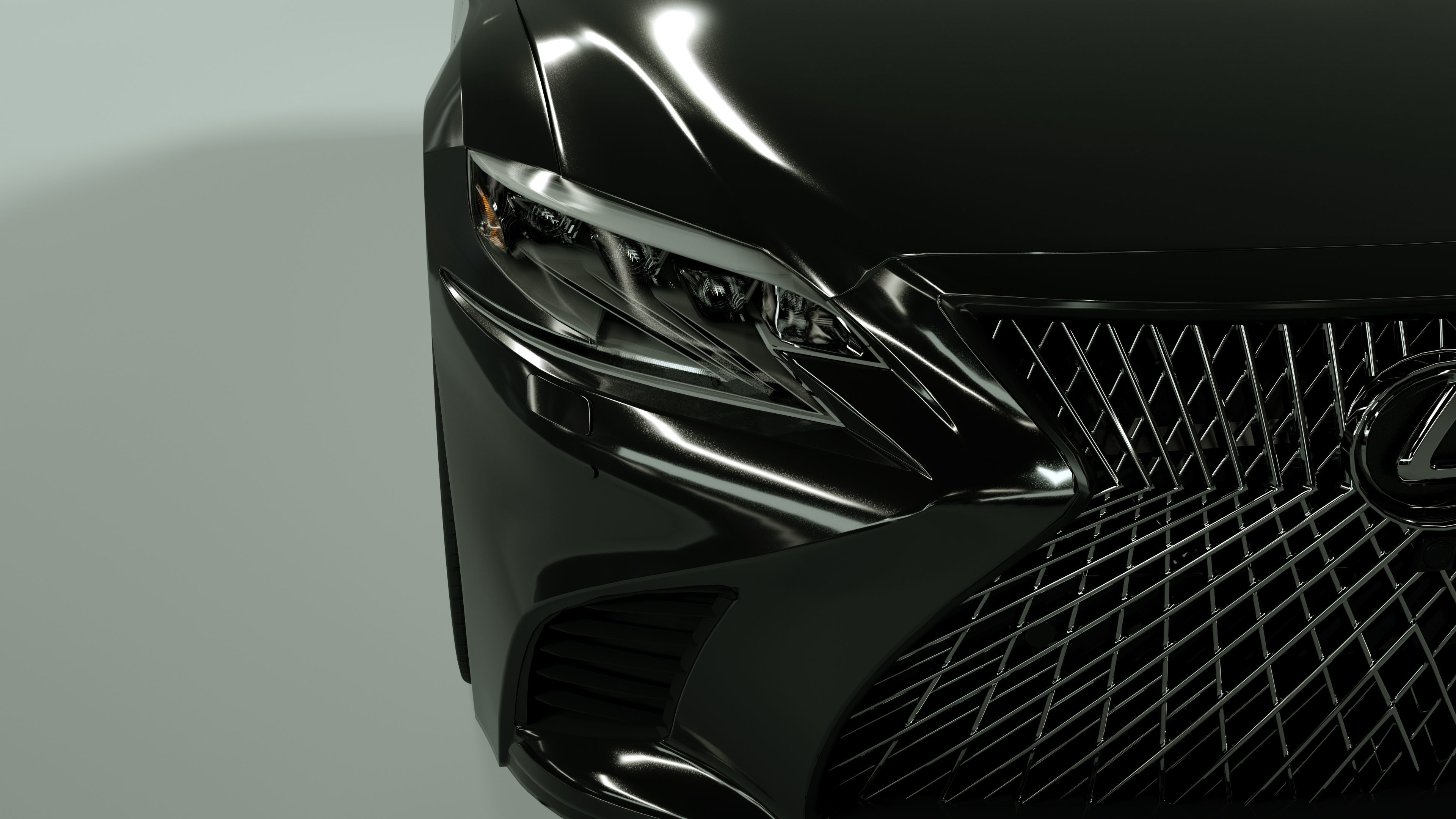 Lexus LS 500 2018 3D model_12
