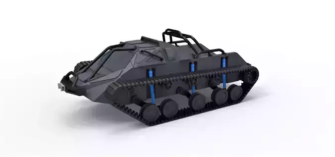 Tracked vehicle Pickup body Scale 1 to 24