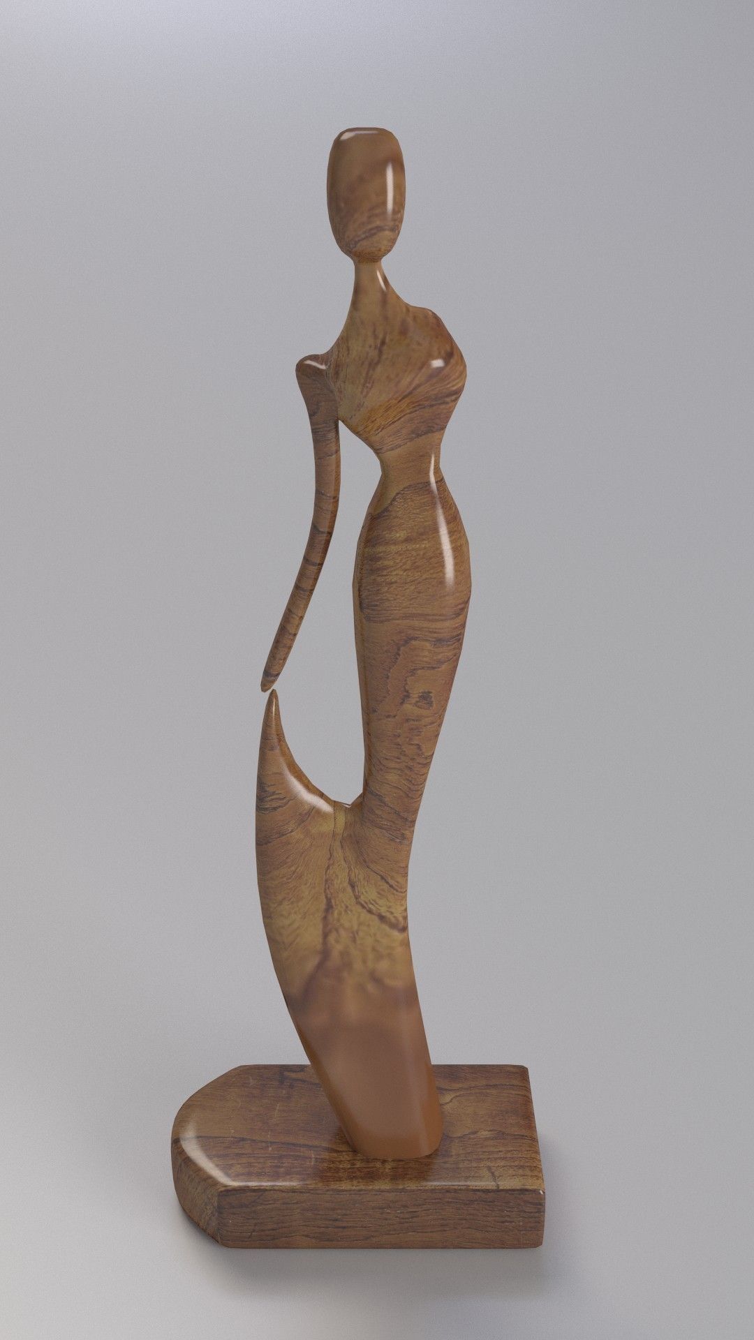 Modern Female Sculpture 3D model_2