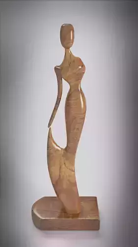 Modern Female Sculpture 3D model