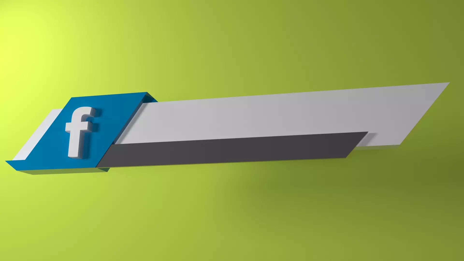 Lower Third Free low-poly 3D model