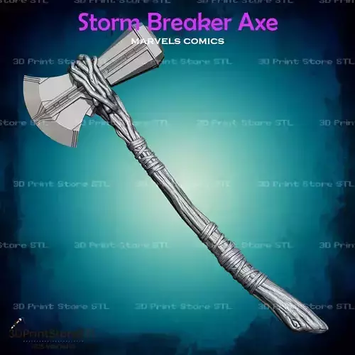 Storm Breaker Cosplay Marvels Comics - STL File 3D print model