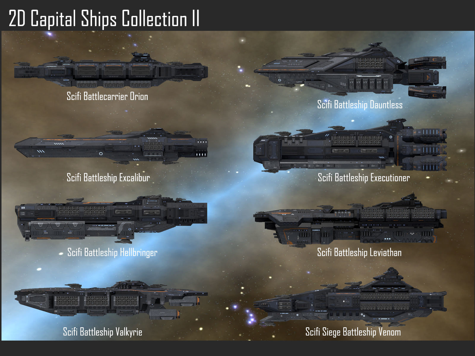 2D Capital Ships Collection II Texture_1