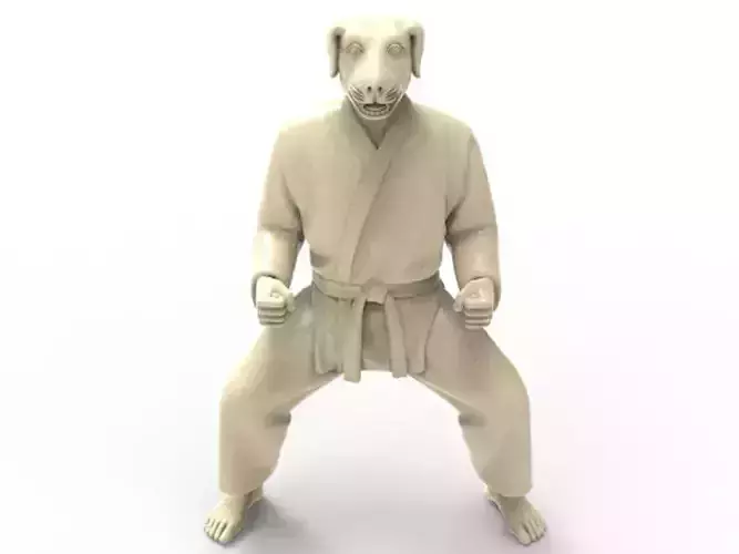 Dog Kiba Dachi Stance