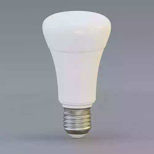 LED krypton bulb Low-poly 3D model