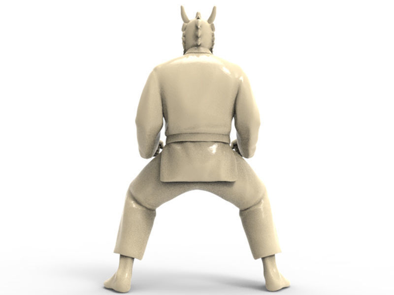 Dragon Kiba Dachi Stance 3D print model_3