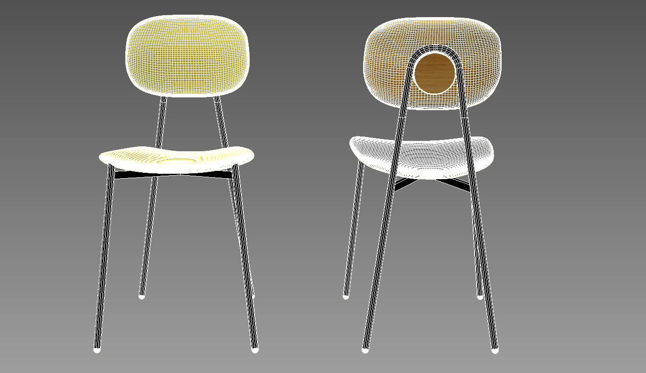 Pointhouse  TATA  Technopolymer chair 3D model_3
