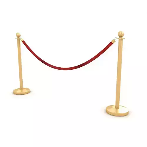 Red Velvet Rope 3D model