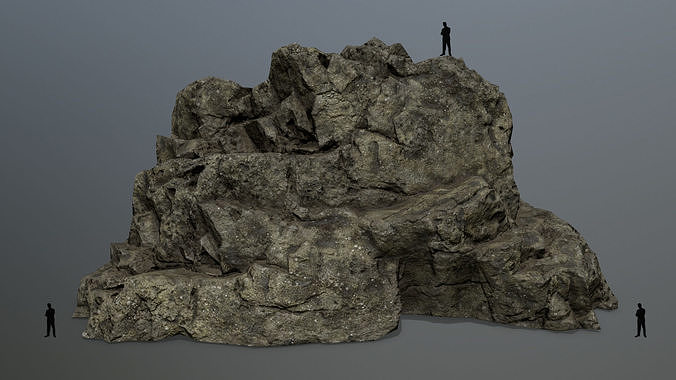 rocks rock Low-poly 3D model