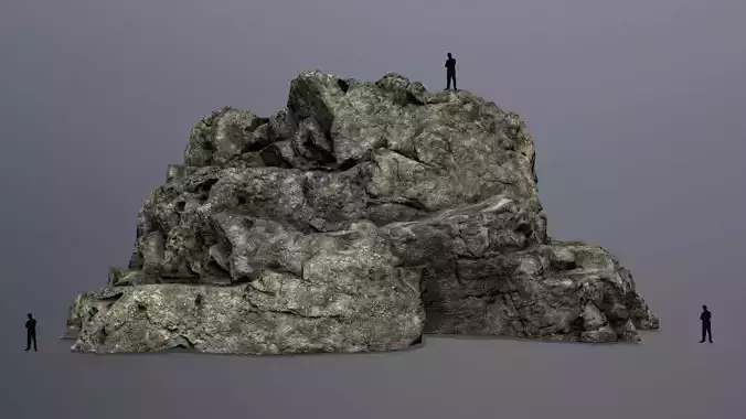 rocks rock Low-poly 3D model