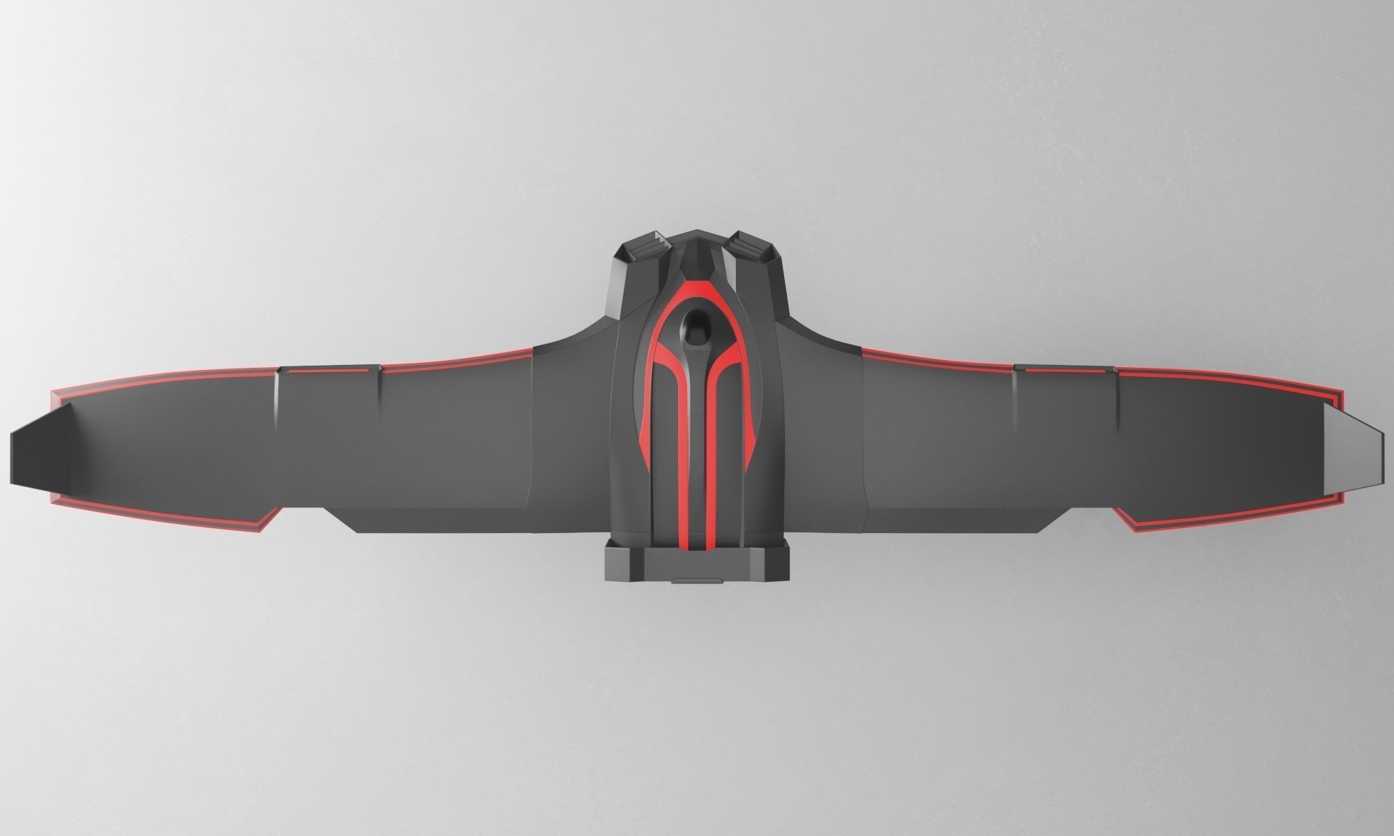 Sci-fi Battle Drone - Spaceship - Scout 3D model_14