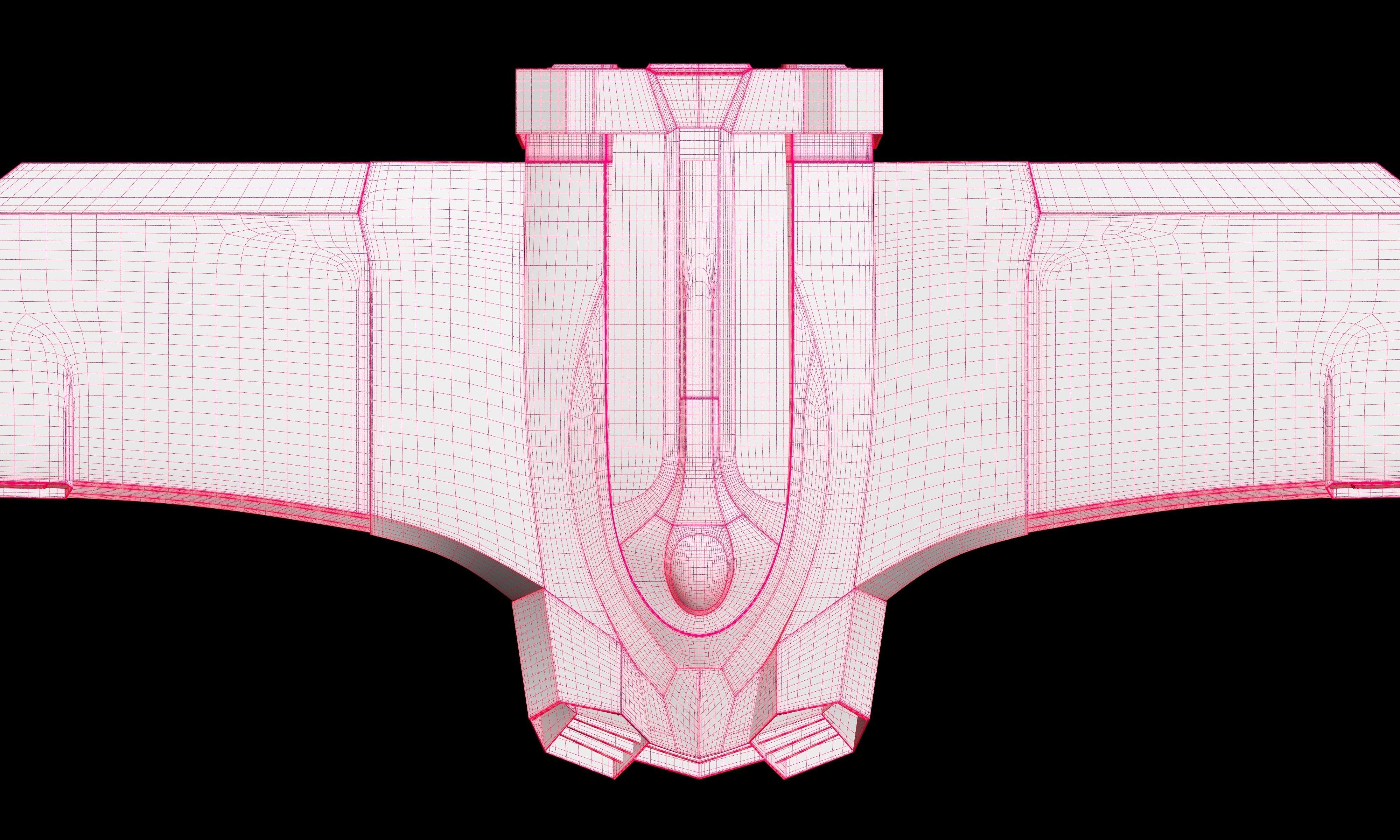 Sci-fi Battle Drone - Spaceship - Scout 3D model_19