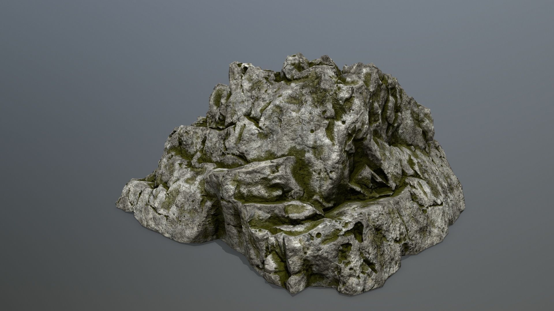 rocks rock Low-poly 3D model_6