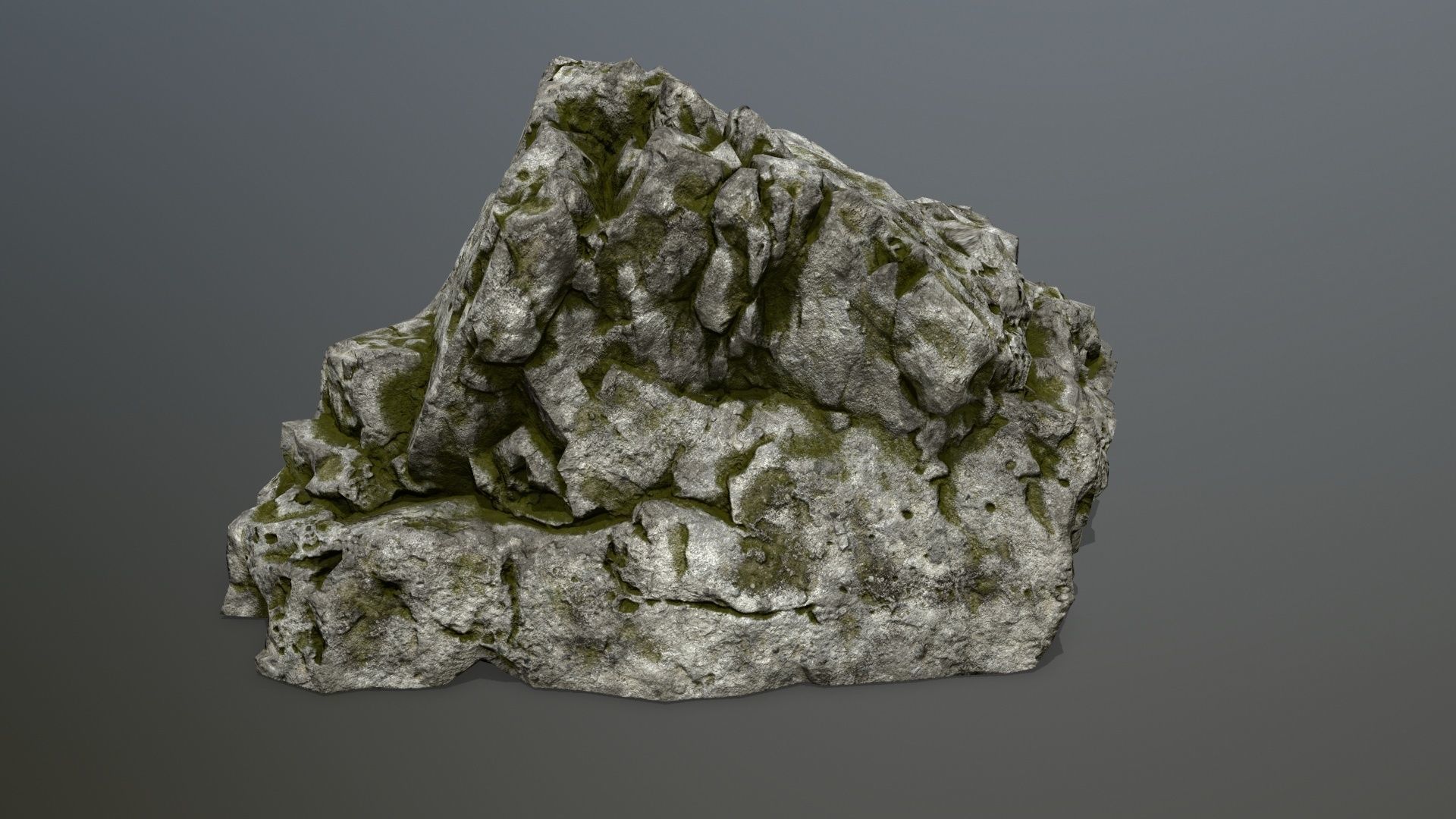 rocks rock Low-poly 3D model_12