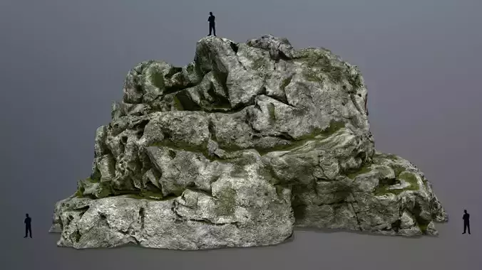 rocks rock Low-poly 3D model