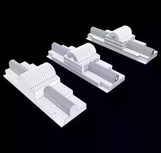 The crystal palace low poly