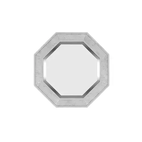 Malone Beveled Accent Mirror 3D model