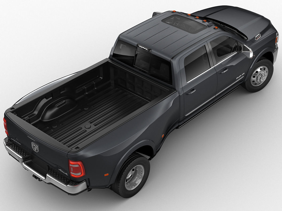 Ram 3500 HD Limited Dually 2019 3D model_6
