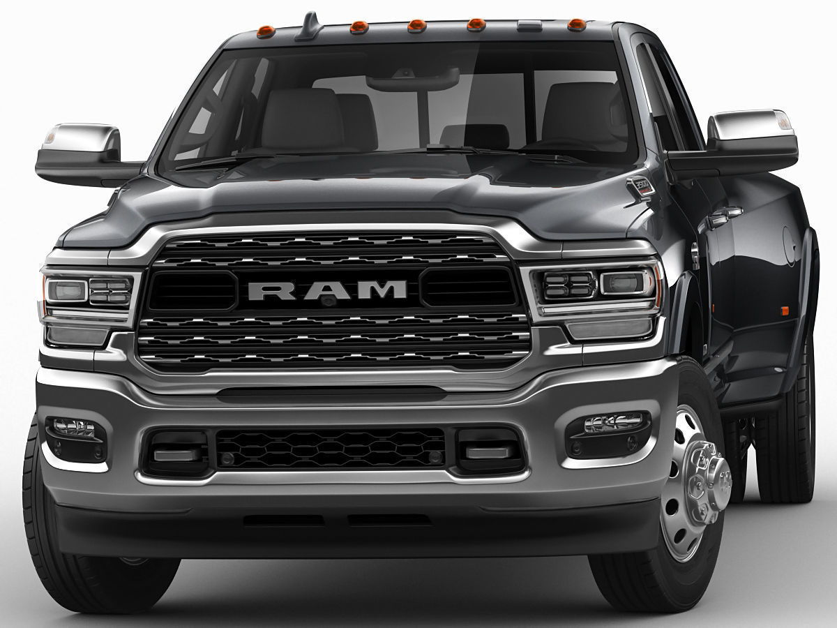 Ram 3500 HD Limited Dually 2019 3D model_10