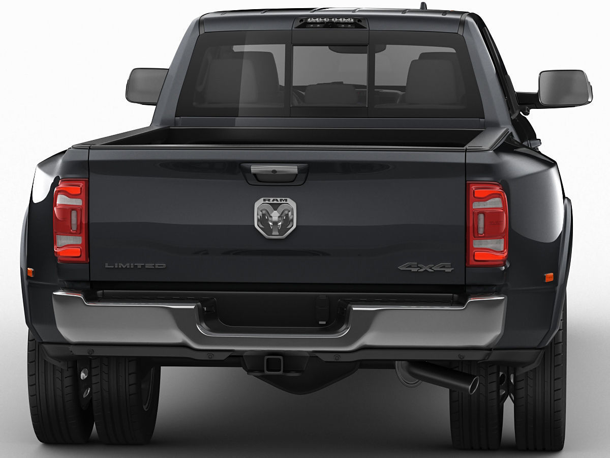 Ram 3500 HD Limited Dually 2019 3D model_11