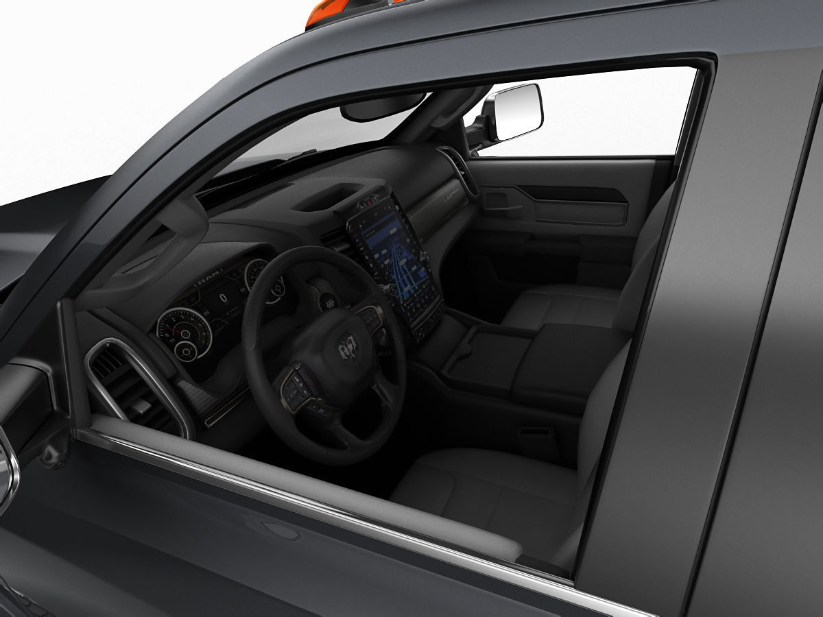 Ram 3500 HD Limited Dually 2019 3D model_12