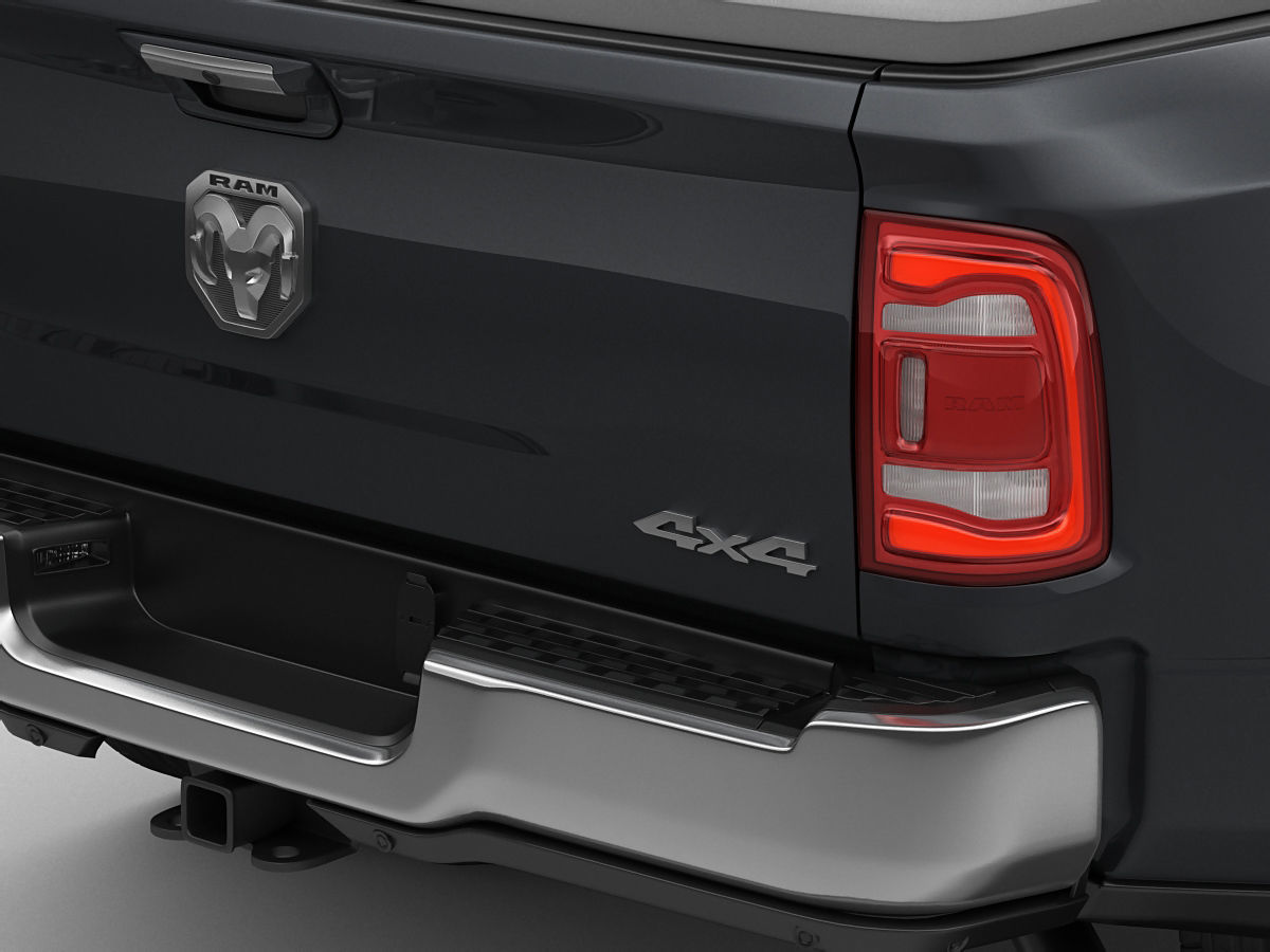 Ram 3500 HD Limited Dually 2019 3D model_4