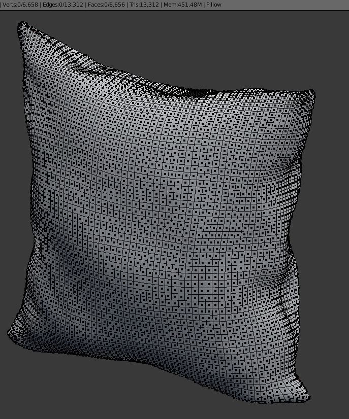 Solid Pillow 3D model_4