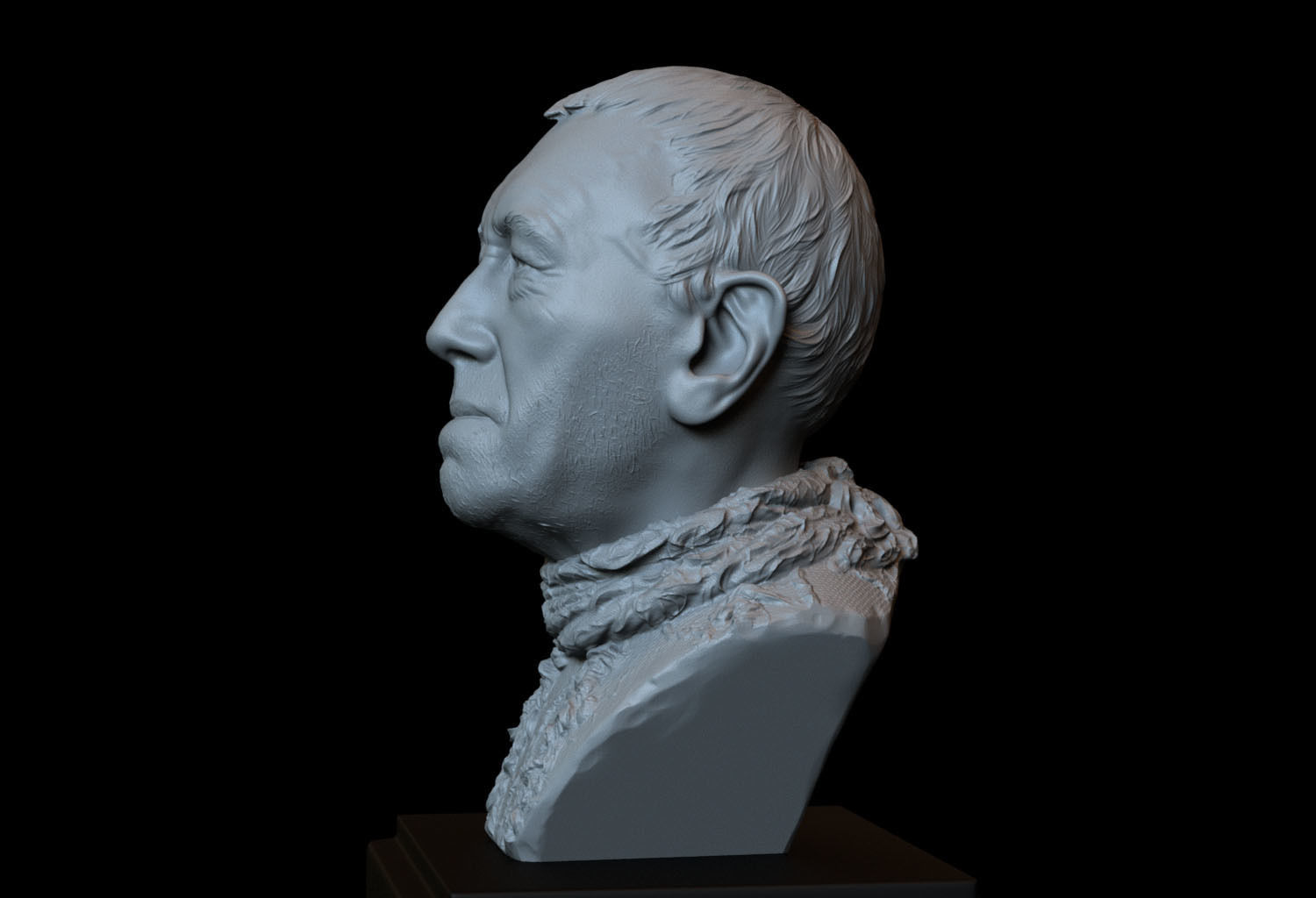 Three Eyed Raven -Max Von Sydow- Game of Thrones - portrait 3D print model_3