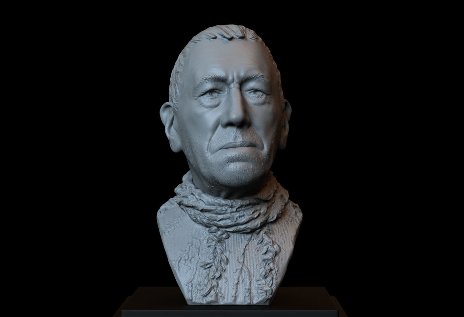 Three Eyed Raven -Max Von Sydow- Game of Thrones - portrait 3D print model_1