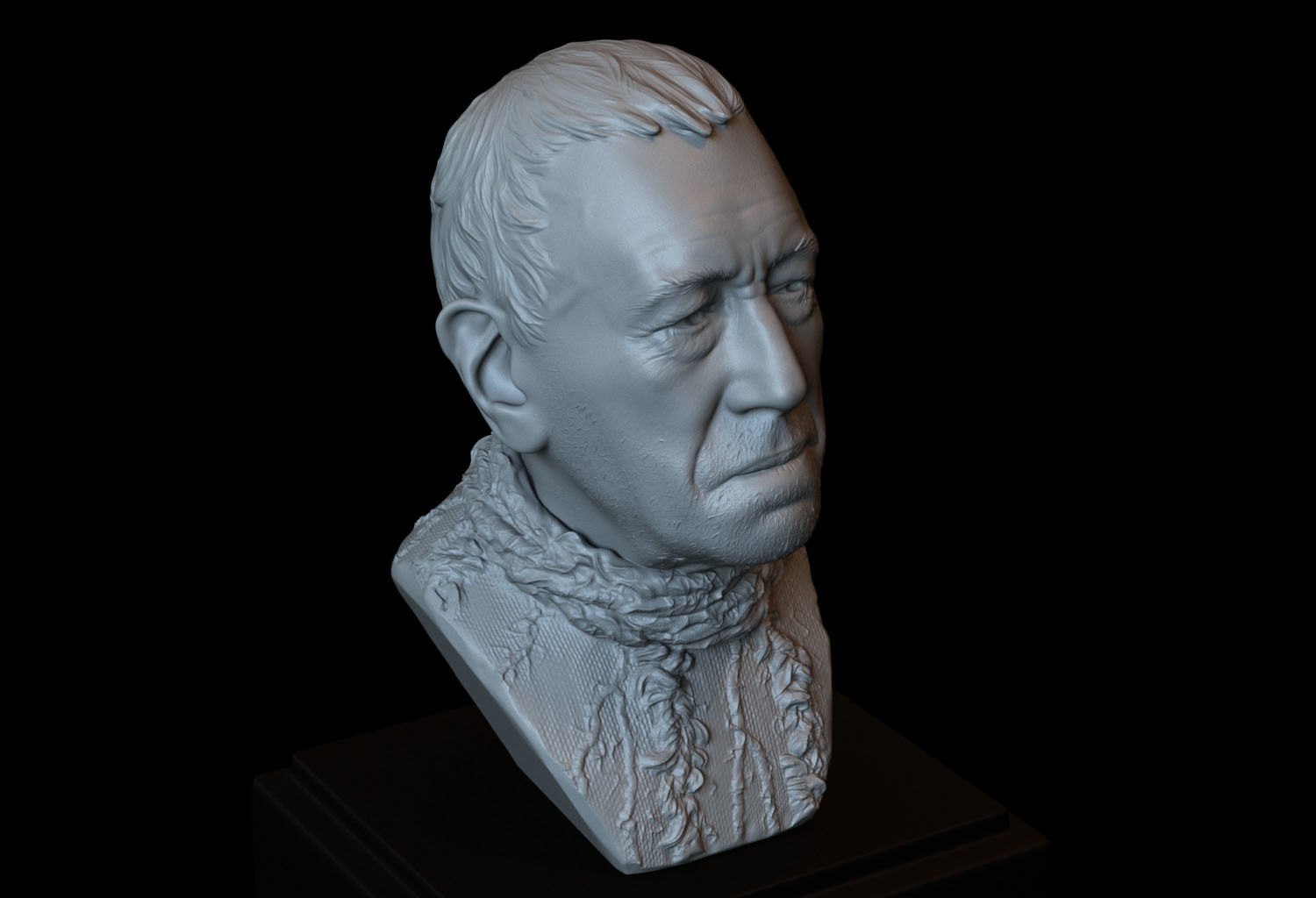 Three Eyed Raven -Max Von Sydow- Game of Thrones - portrait 3D print model_5