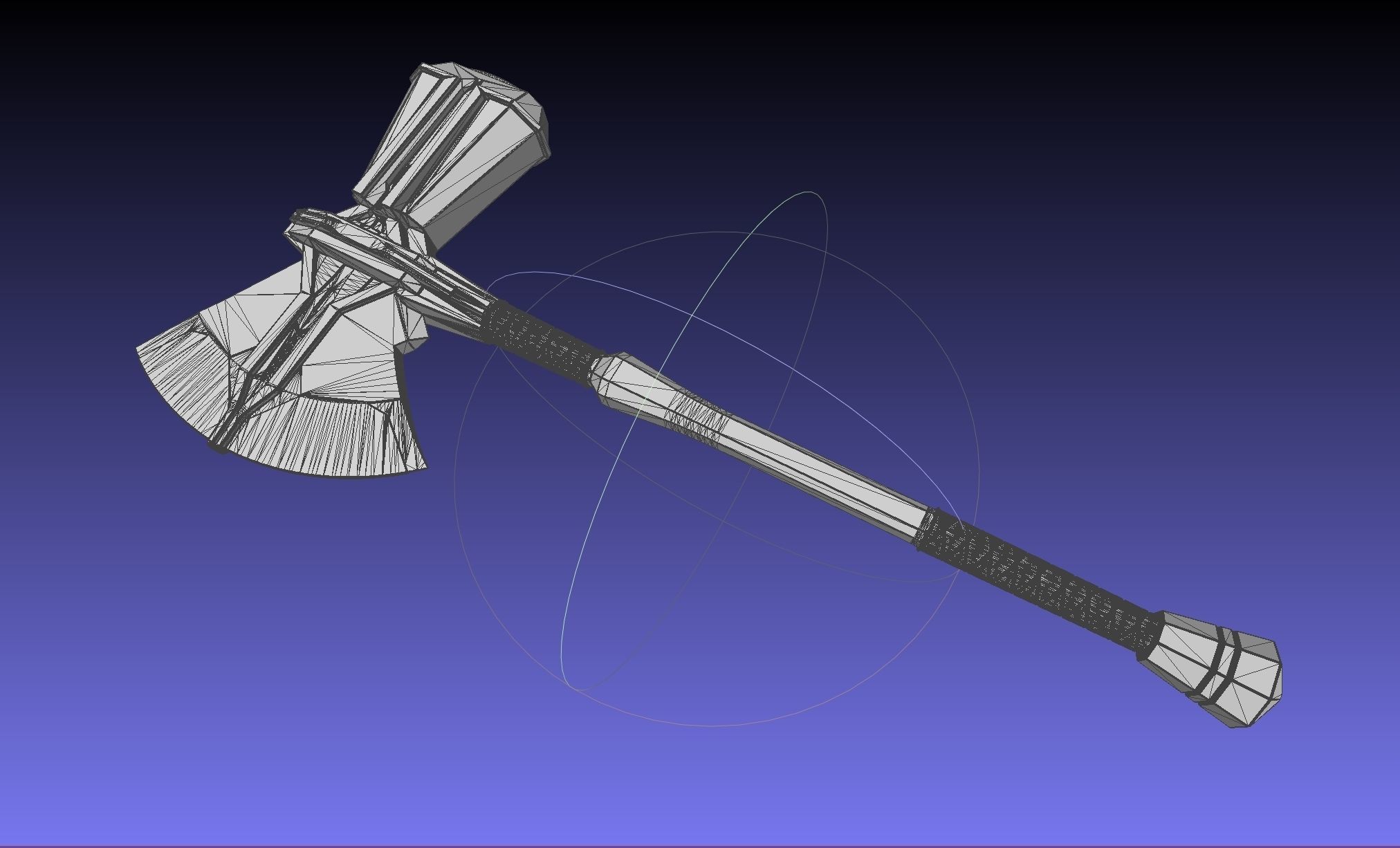 Asgardian Handle Stormbreaker Assembly 3D print model_35