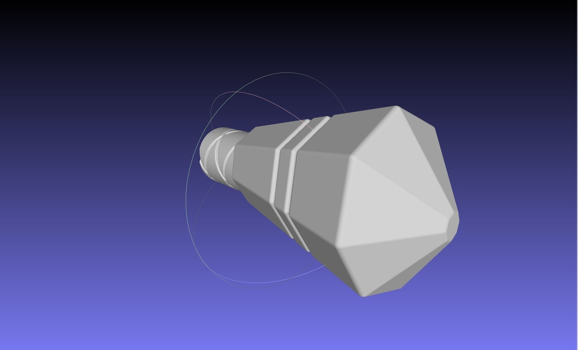 Asgardian Handle Stormbreaker Assembly 3D print model_12