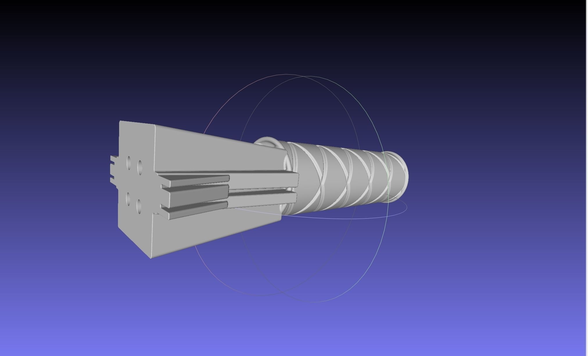 Asgardian Handle Stormbreaker Assembly 3D print model_15