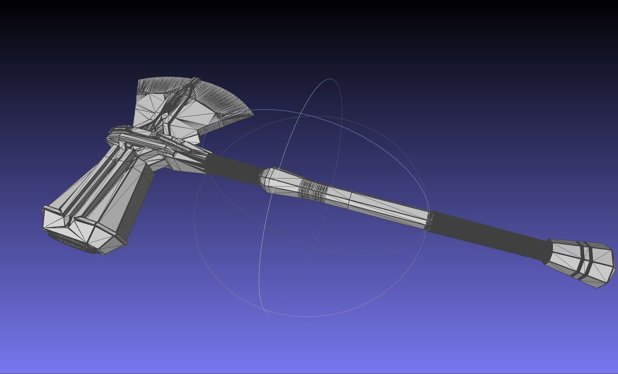 Asgardian Handle Stormbreaker Assembly 3D print model_7