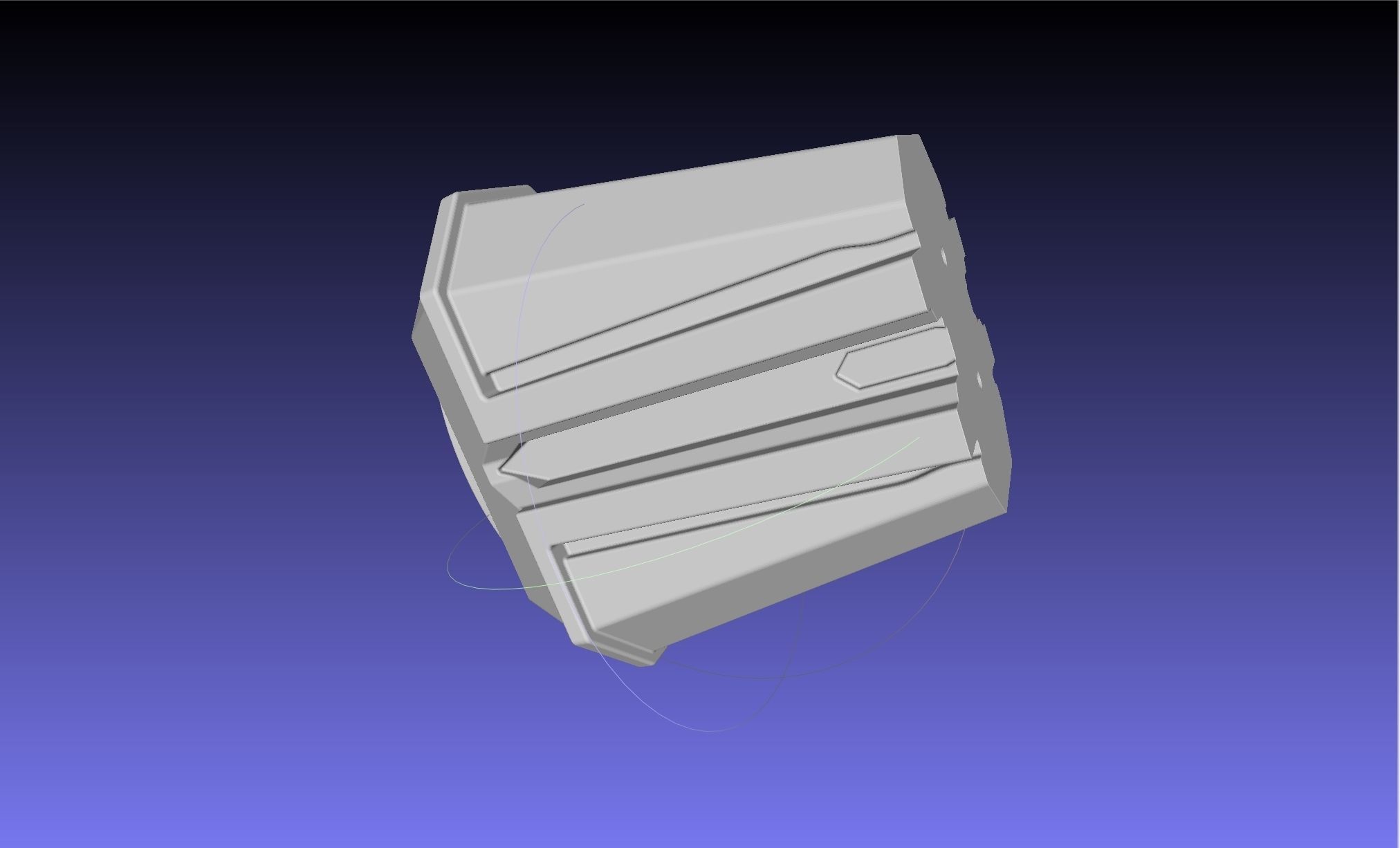 Asgardian Handle Stormbreaker Assembly 3D print model_29