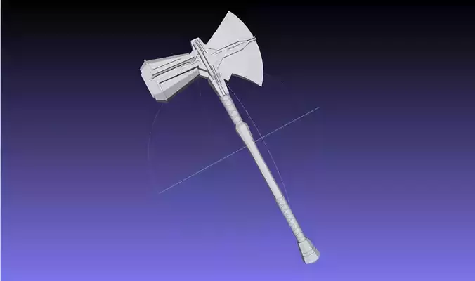 Asgardian Handle Stormbreaker Assembly 3D print model