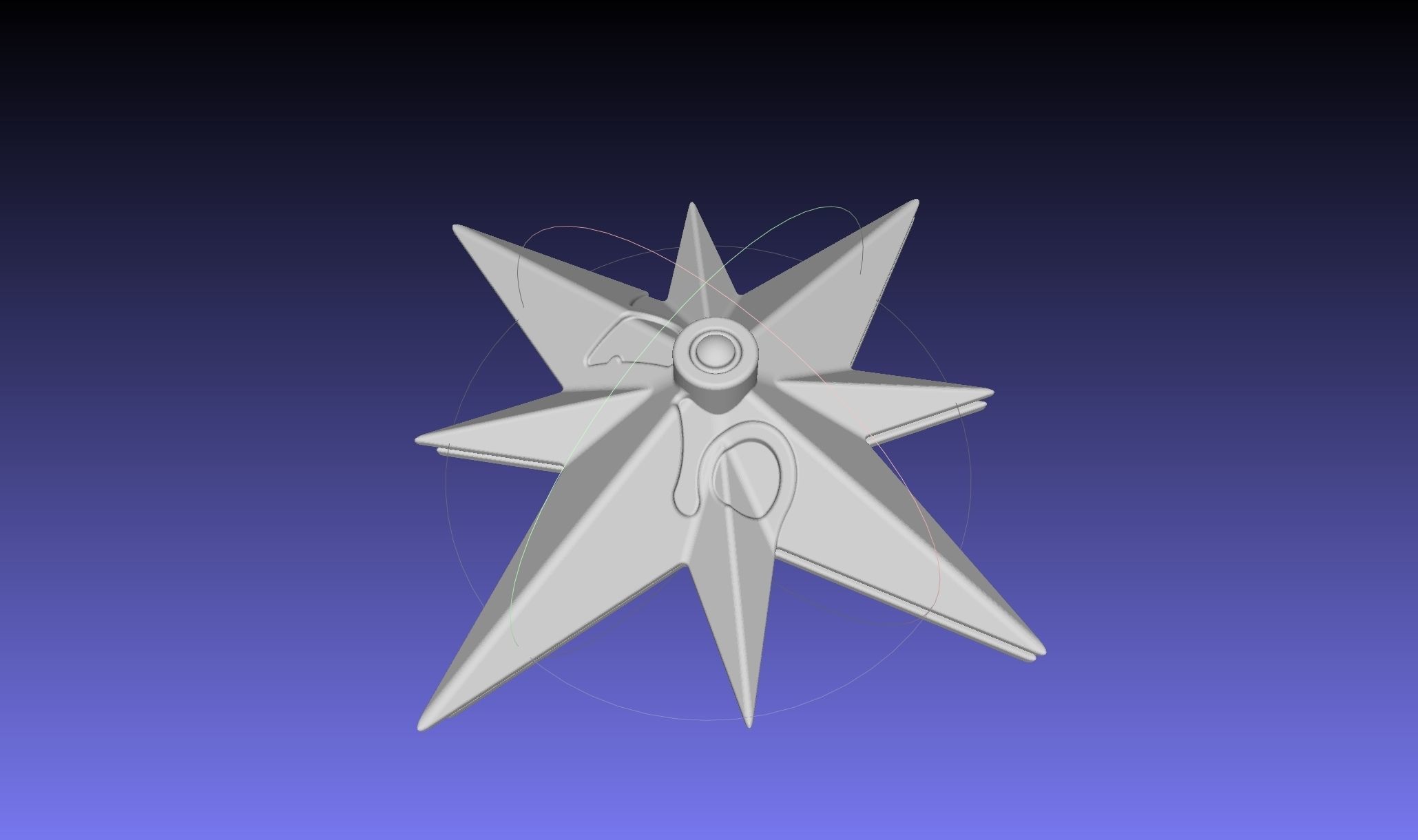 Fate Grand Order Bradamante LED Shield Center 3D print model_4