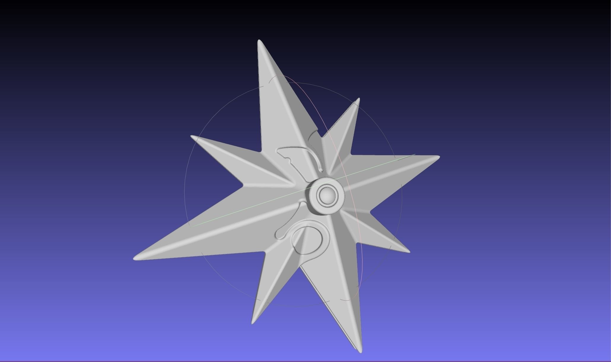 Fate Grand Order Bradamante LED Shield Center 3D print model_26