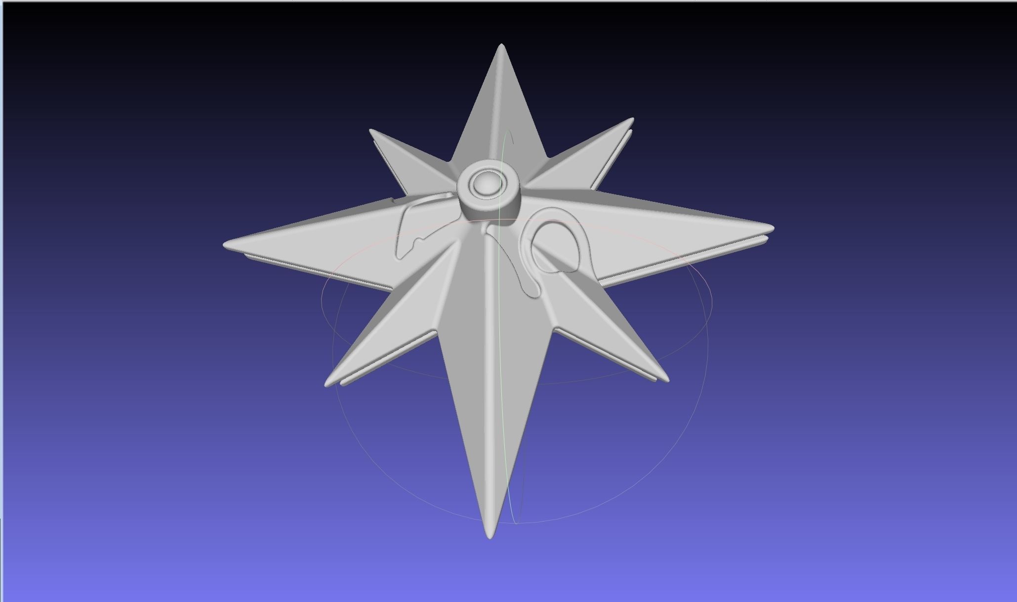 Fate Grand Order Bradamante LED Shield Center 3D print model_7