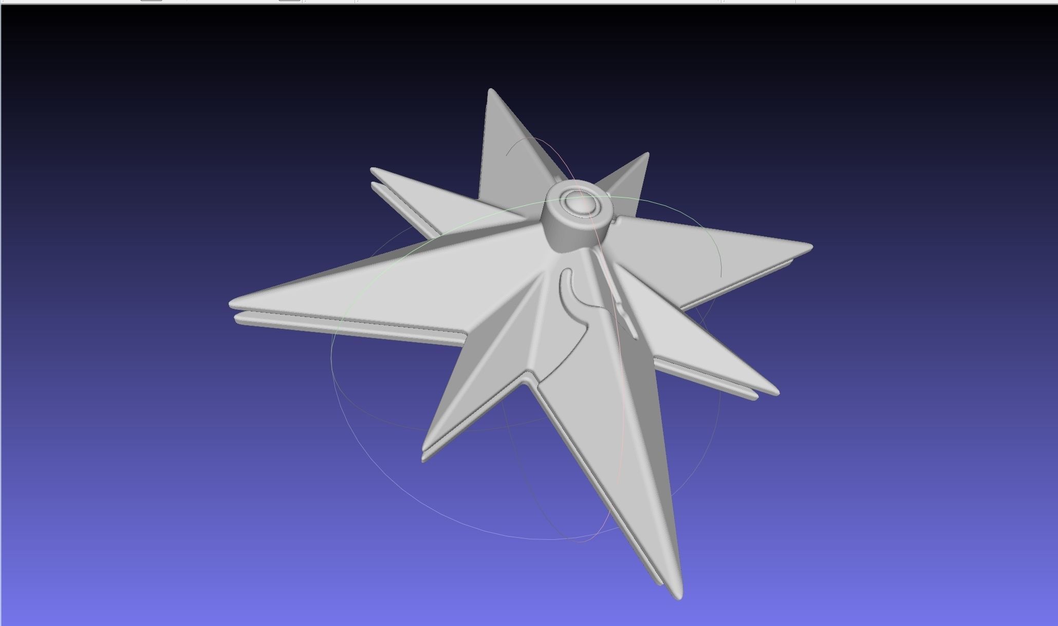 Fate Grand Order Bradamante LED Shield Center 3D print model_9