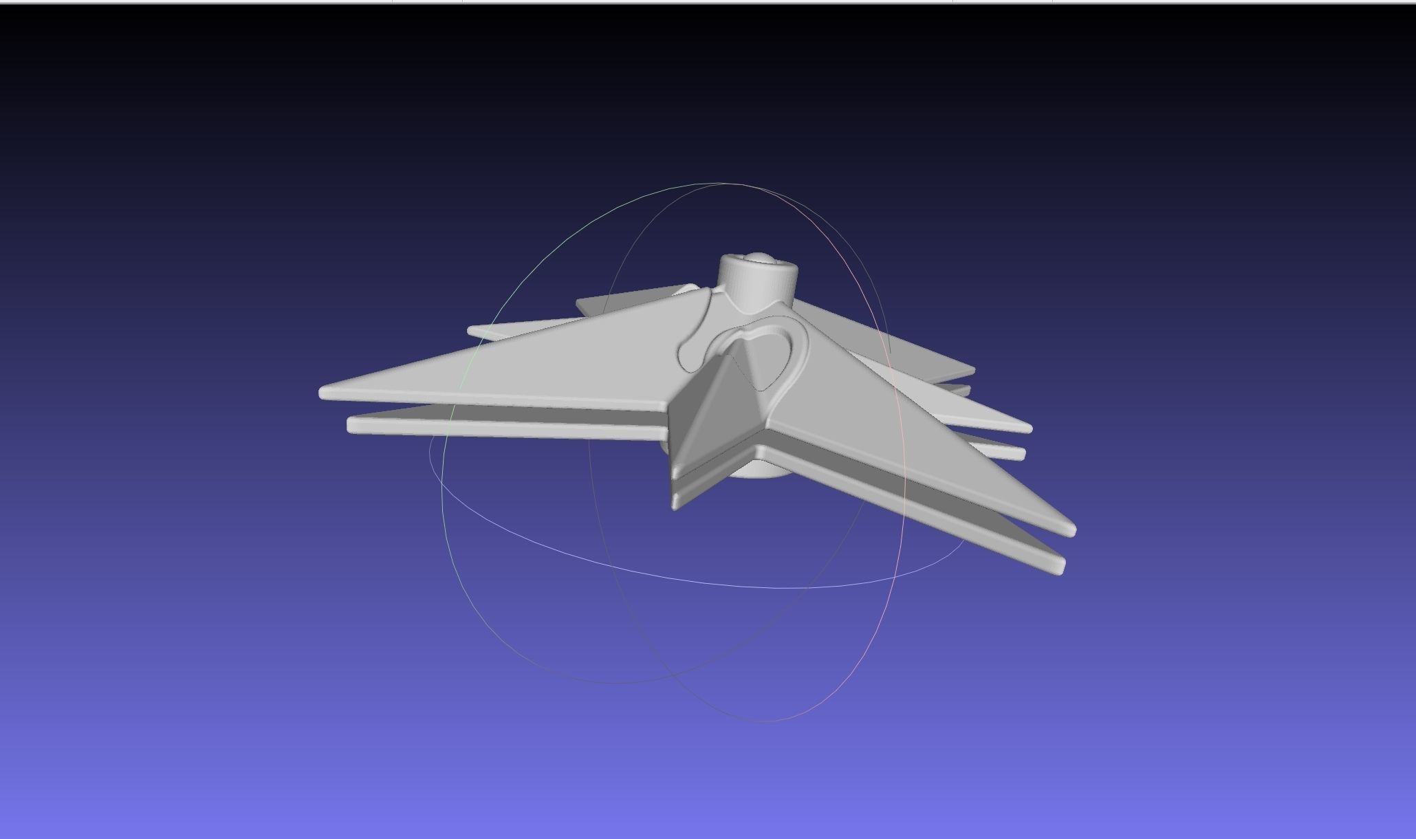 Fate Grand Order Bradamante LED Shield Center 3D print model_16