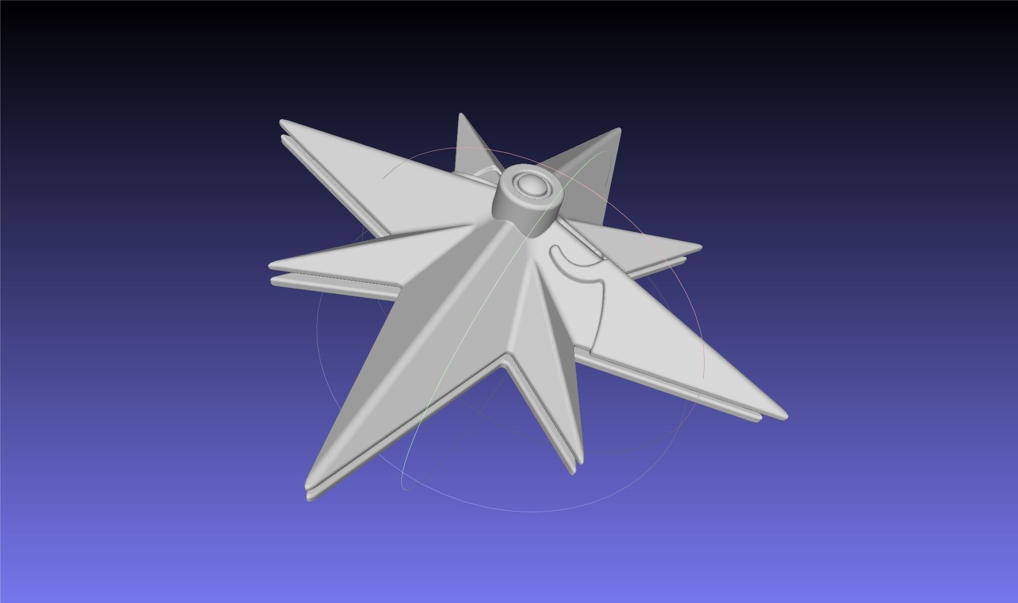 Fate Grand Order Bradamante LED Shield Center 3D print model_11