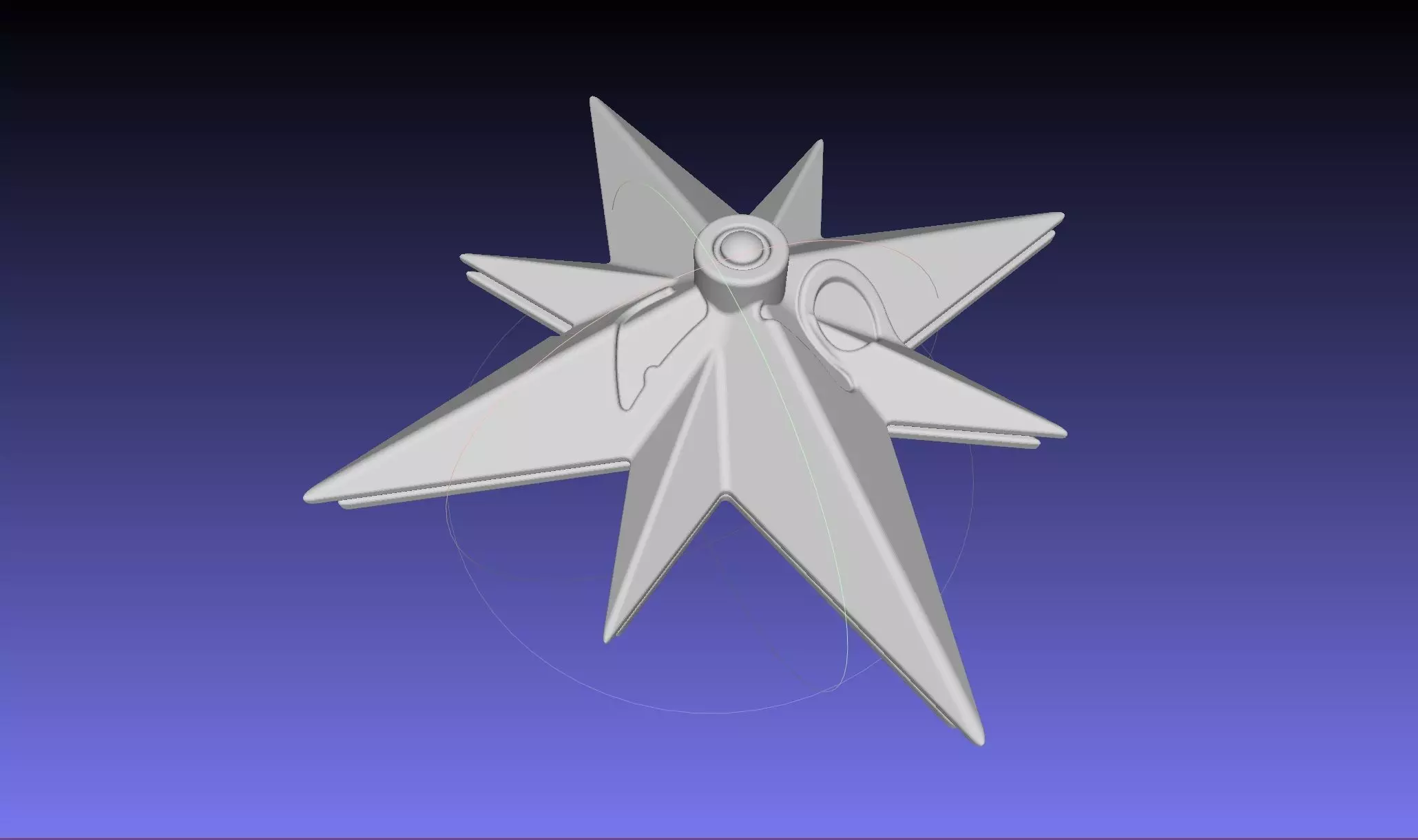 Fate Grand Order Bradamante LED Shield Center 3D print model_0