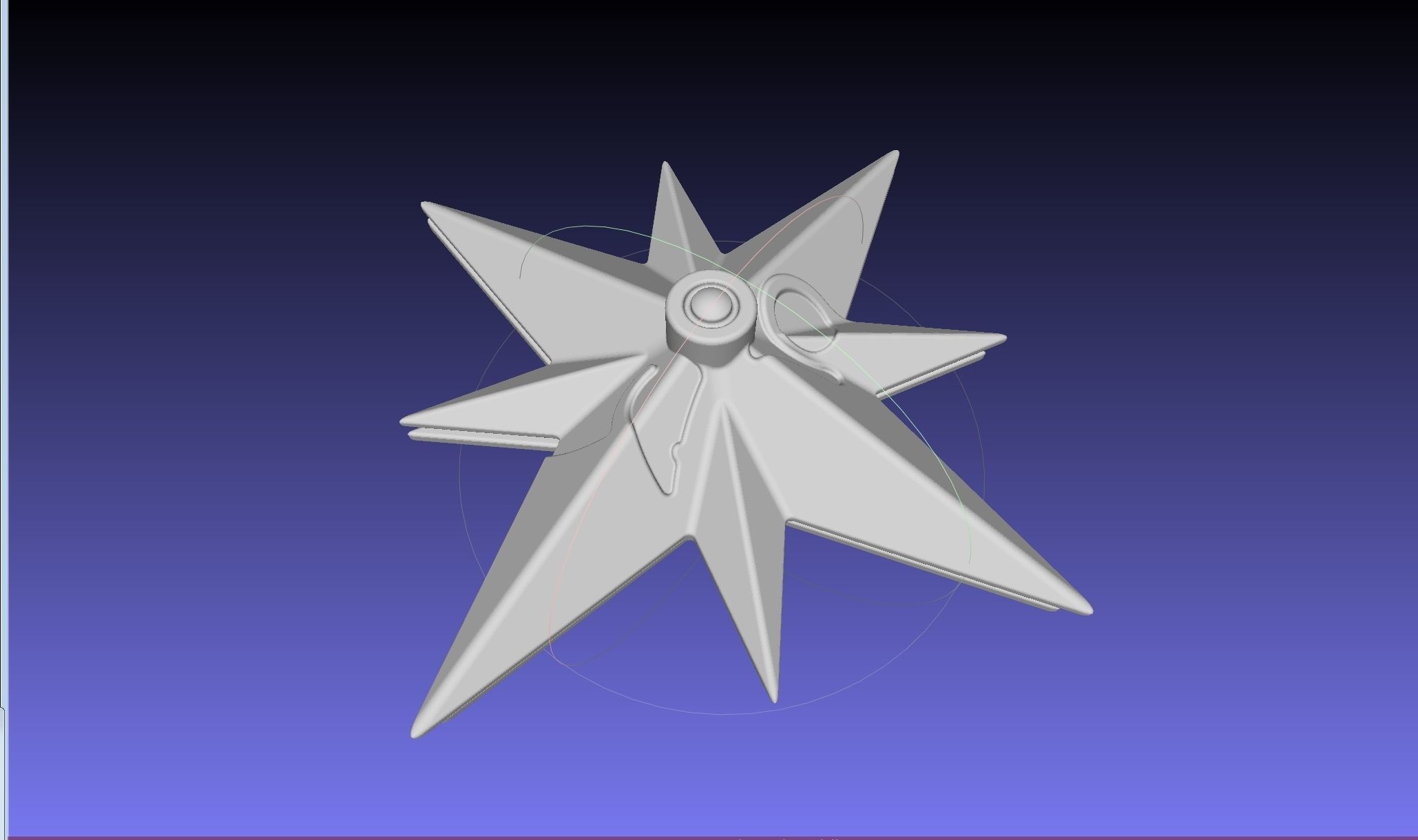 Fate Grand Order Bradamante LED Shield Center 3D print model_8