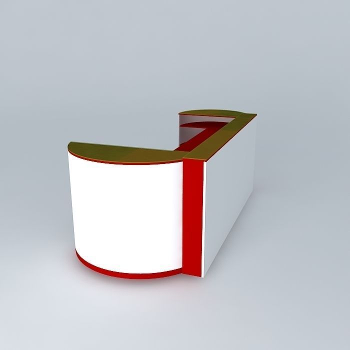 balcão-caixa 05 Free 3D model_1