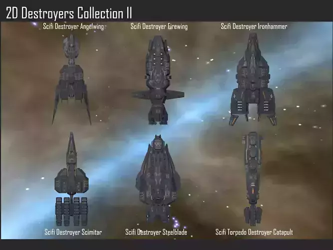 2D Destroyers Collection II