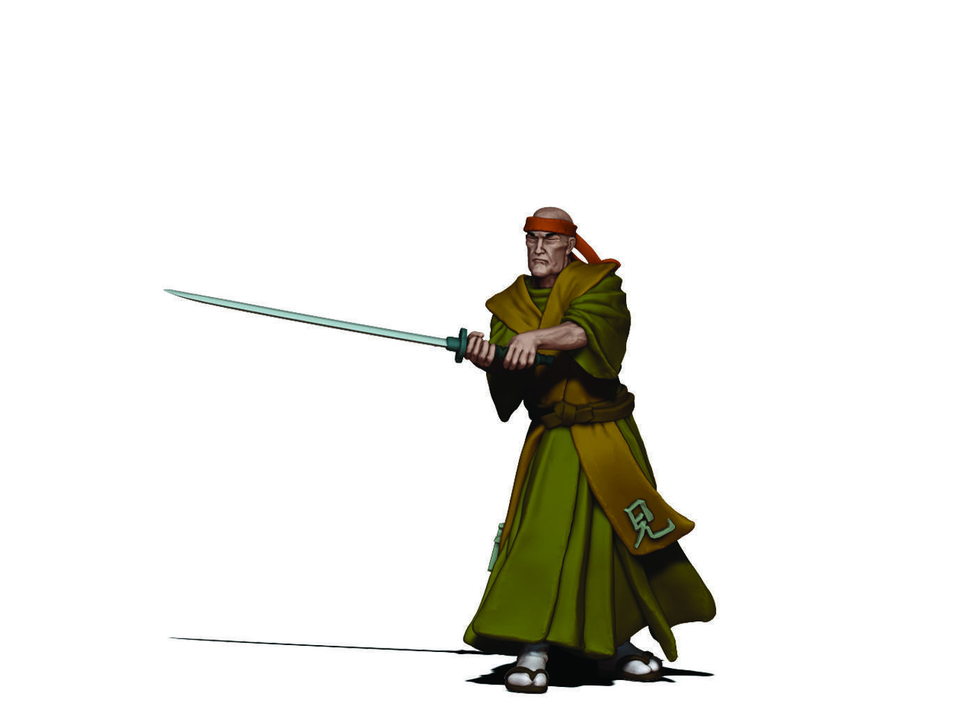 Samurai bundle - 6 miniatures 35mm scale 3D print model_47